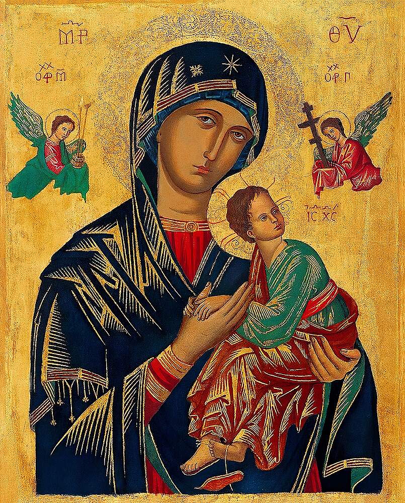 Icône de Notre-Dame du Perpétuel Secours avec l’Enfant Jésus